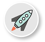 rocket ship icon