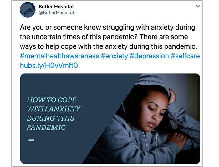 butler anxiety social media image