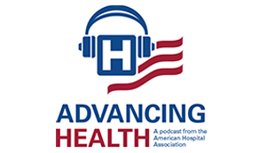 AHA Advancing Health Podcast logo