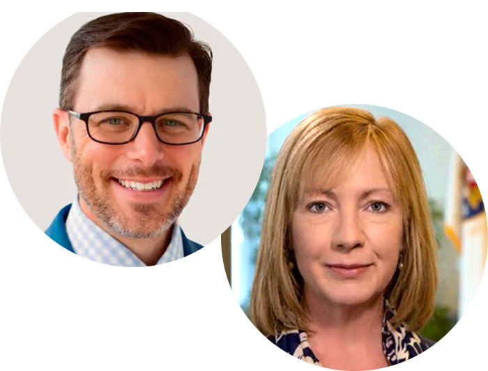 Chris DeRienzo and Nancy Myers