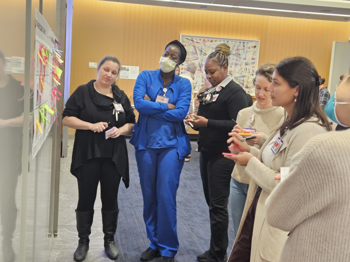 TeamSTEPPS canvases on table