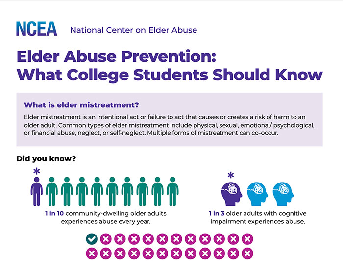Keck Medicine. Elder Abuse Prevention infographic