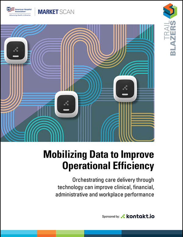 Cover, Mobilizing Data to Improve Operational Efficiency  | Orchestrating care delivery through technology can improve clinical, financial, administrative and workplace performance