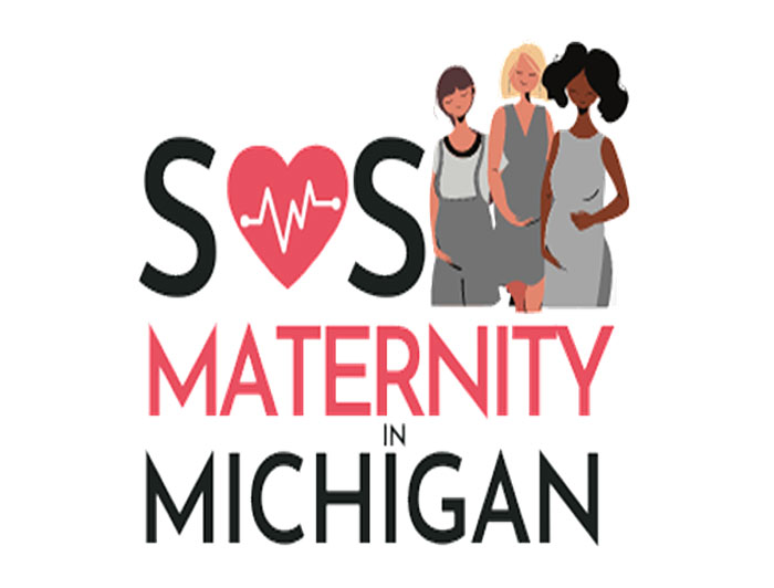 Wayne State and Henry Ford. SOS Maternity in Michigan logo