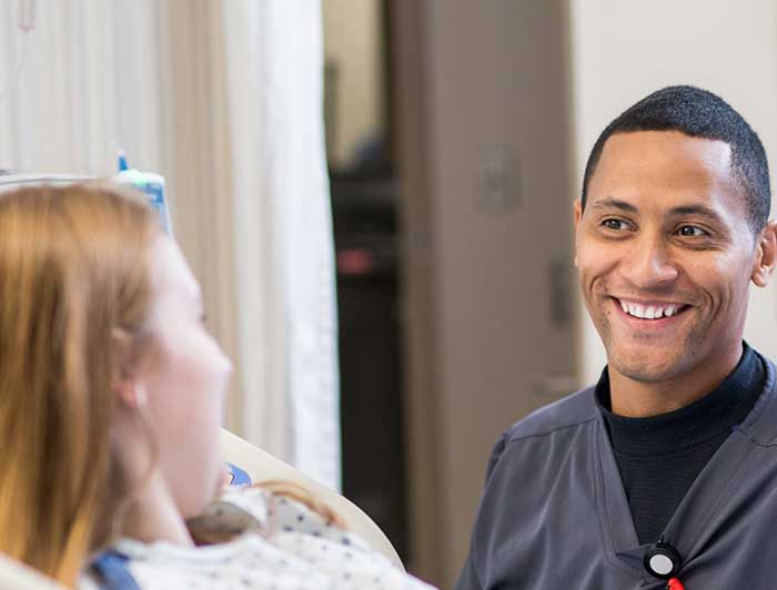 Carilion Clinic patient room