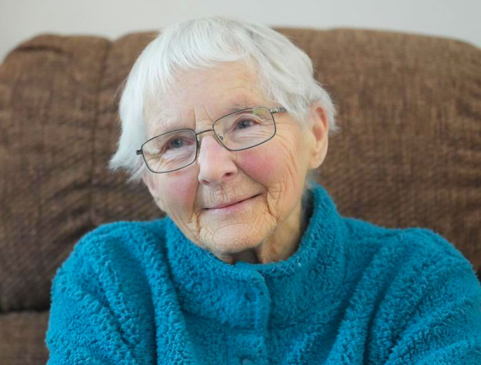 Hazel Winter, 82, underwent the tricuspid transcatheter edge-to-edge repair (TEER) procedure at UVM Medical Center