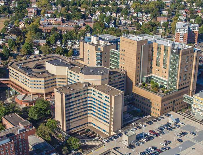 Exterior of Yale New Haven Health