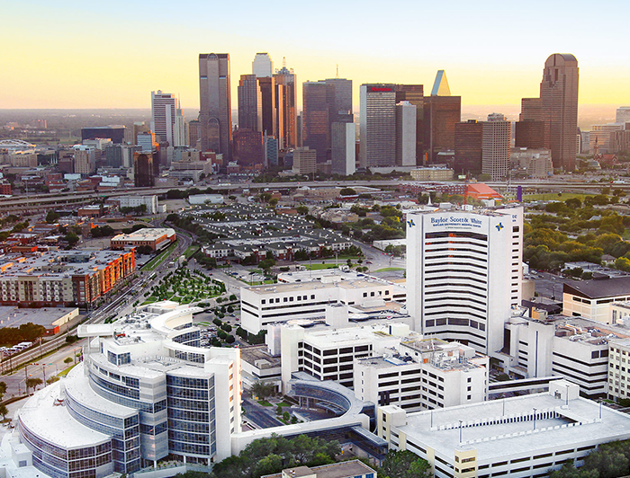 Exterior of Baylor Scott & White Health