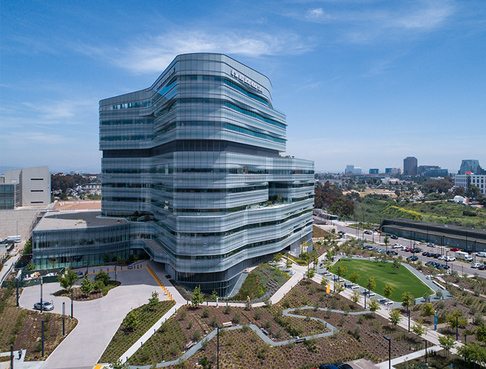 Exterior of UC San Diego Healt