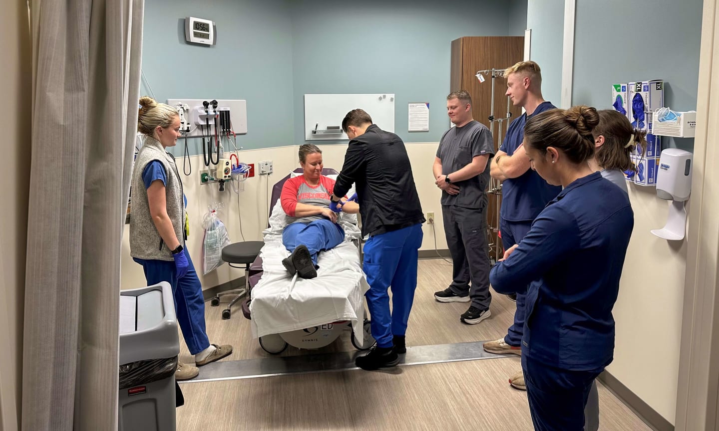 Telling the Hospital Story: UW Health - Air National Guard unit visits UW Health for clinical training