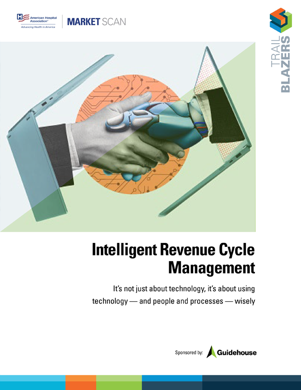 TrailBlazers cover of Intelligent Revenue Cycle Management | It’s not just about technology, it’s about using technology — and people and processes — wisely