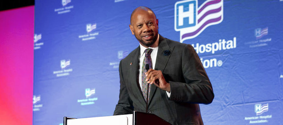 Wright Lassiter speaking at 2022 AHA Annual Meeting (Day 2)