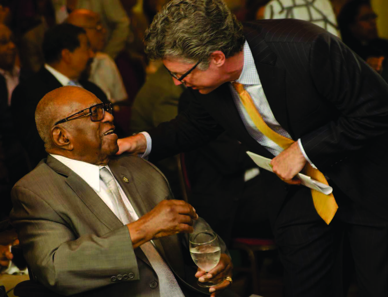 Cone Health CEO, Terry Akin, apologizing to the last surviving plaintiff of the Simkins v. Cone lawsuit.