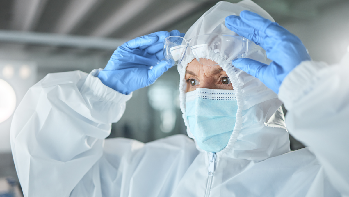 Doctor in COVID Personal Protective Equipment