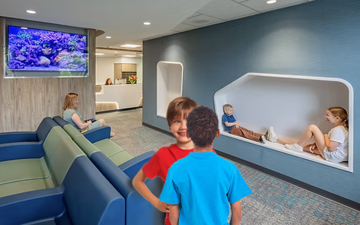 Exploring the Benefits of Pediatric Mental Health Urgent Care Centers. Rendering of the Brighter Days Pediatric Mental Health Urgent Care Center.