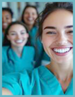 How NYC Health + Hospitals Boosted Its Nurse Retention. Nurses smiling.