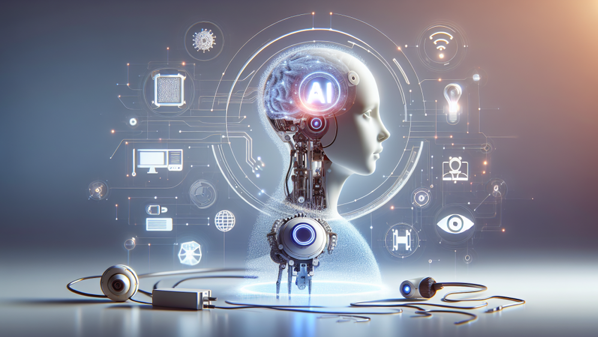 Rapidly Advancing Multiagent AI Apps Could Reshape Operations Efficiency. Artificial Intelligence (AI) head surrounded by medical icons.