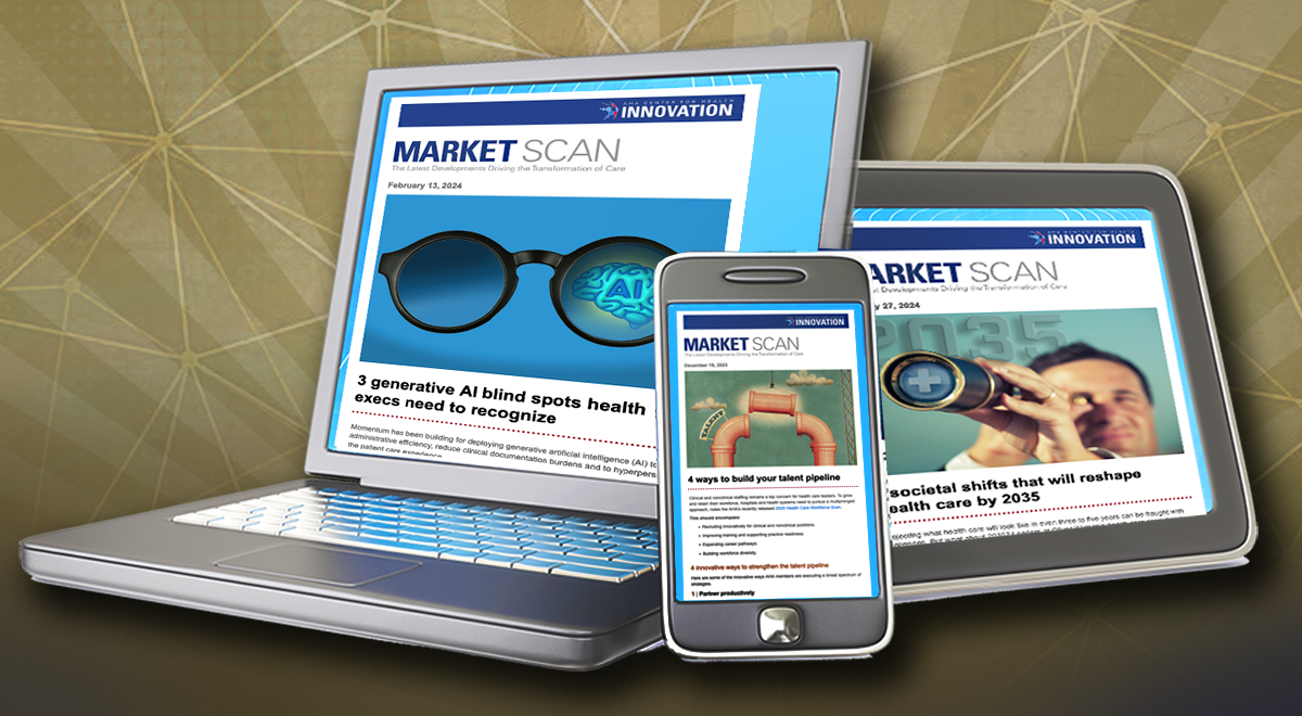 Reader's Choice: Our 10 Most Popular Market Scan Articles in 2024. Market Scan newsletters displayed on a laptop computer, a mobile phone, and a tablet.