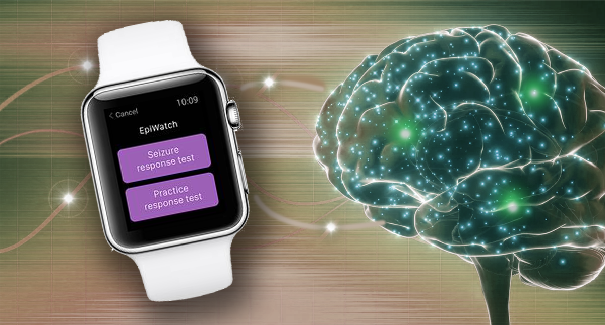The FDA Clears Apple Watch-Powered Platform for Seizure Monitoring. An EpiWatch monitoring a brain for seizures.