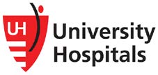 University Hospitals logo.