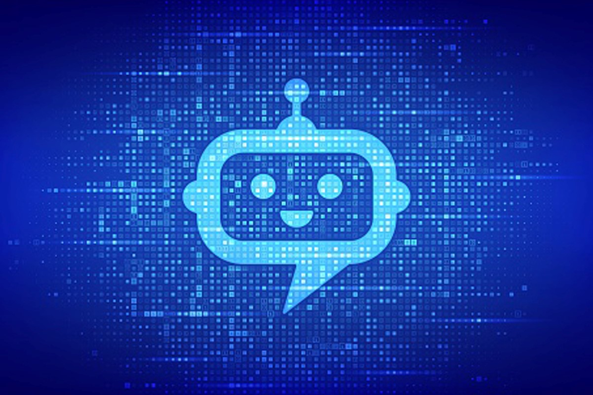 Will a Chatbot Be Just What the Doctor Ordered for Reimbursement Appeals? A chatbot icon appears on a blue digital background.