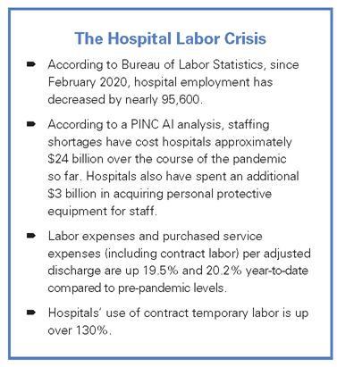 Hospital Labor Crisis Table Image