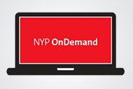 Virtual Care Gets Another Big Boost at NewYork-Presbyterian laptop computer with NYP OnDemand displayed on the screen