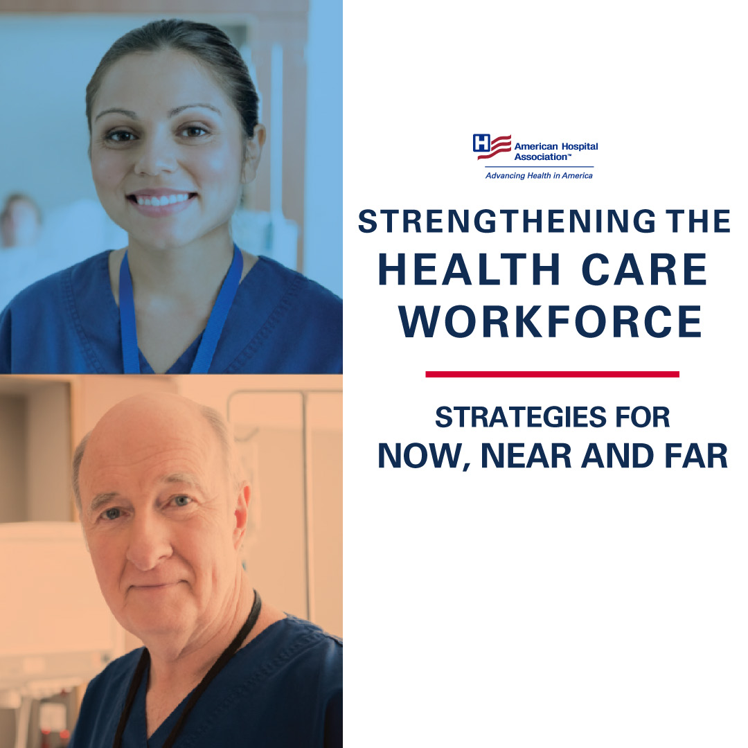 Strengthening the Health Care Workforce Digital Toolkit: Strategies for Now, Near and Far. Vertical Facebook Image.