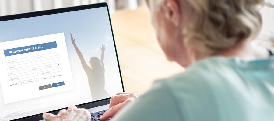 Online scams, personal information