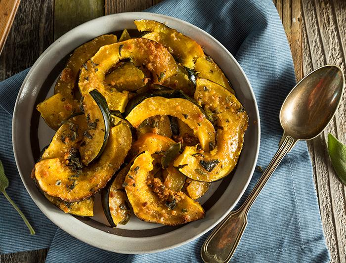 University of Vermont Medical Center: A bowl of roasted delicata squash