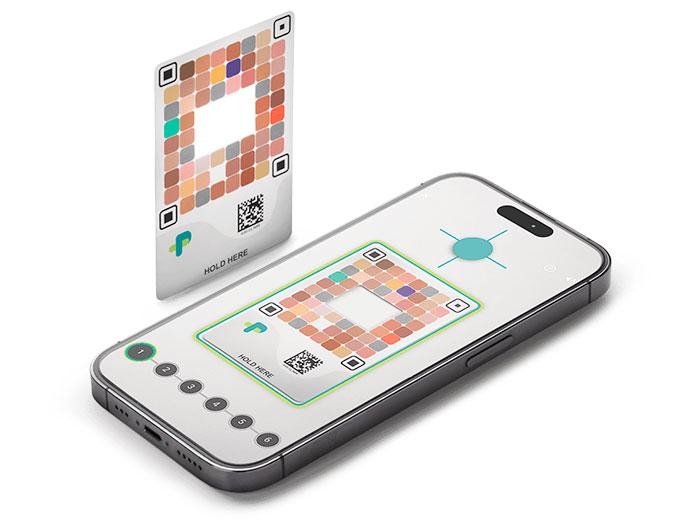 illustration of an iphone with the app on screen