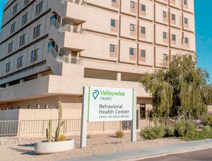 Valleywise Behavioral Health Center exterior 