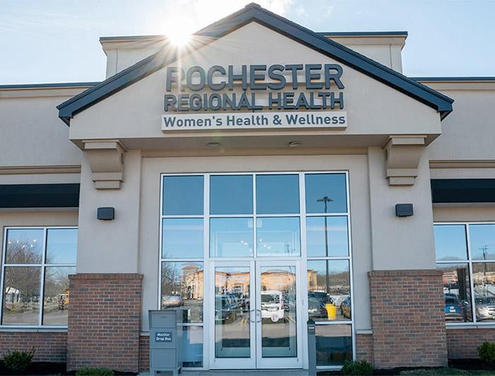 Rochester Regional Women's Health & Wellness clinic entrance