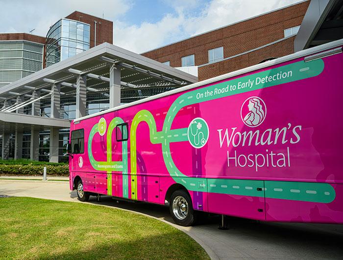 Woman's Hospital Mobile Mammography bus
