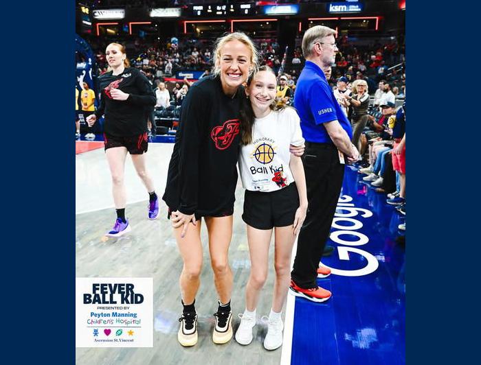 Indiana Fever names Peyton Manning Children’s patients ‘Honorary Ball Kids’ 